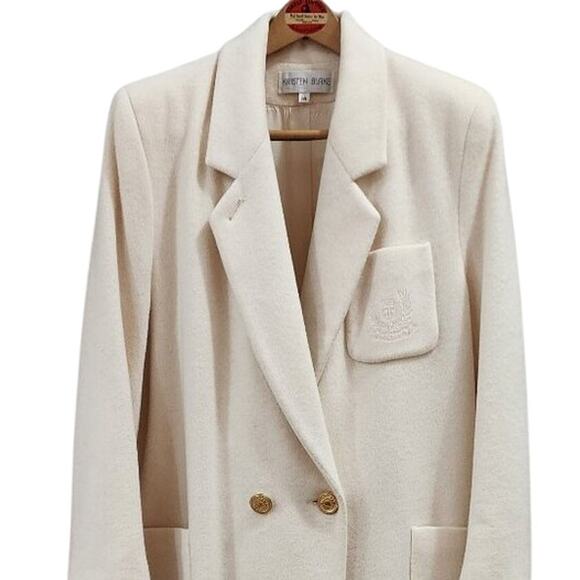 Kristen Blake Jackets & Blazers - Kristen Blake Coat Wool Blend Vintage Size 14 Made in the USA Y2K